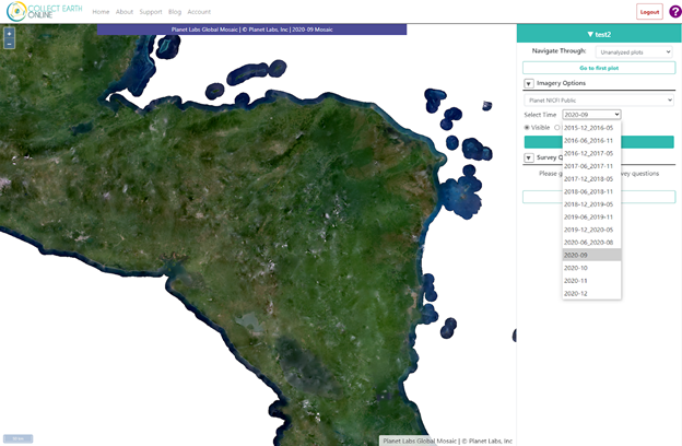 New features on Collect Earth Online: Project editing, basemaps from Planet and more