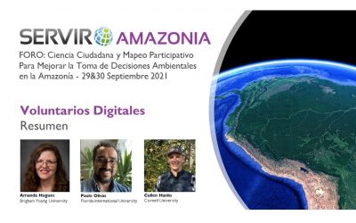 Voluntarios Digitales: Experiencias compartidas en el Foro de Ciencia Ciudadana y Mapeo Participativo para mejorar la toma de decisiones ambientales