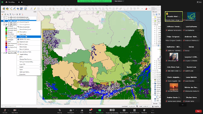 Using Geoserver for visualization, storage and web sharing of spatial data