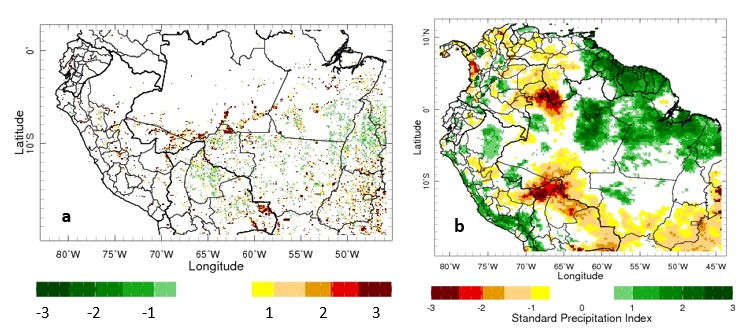 La proyección climática de julio a septiembre de 2022 plantea una temporada de incendios entre suave y ligeramente superior a la normal en el oeste de la Amazonia, similar a la de 2021